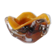 Ashtray pocket bowl in blown glass La Bourboule