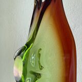 Grande coupe cristal Murano années 60