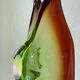 Large Murano crystal bowl from the 60s