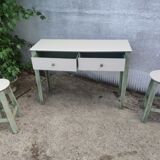 Console and two stools