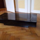 Vintage black lace-up table 70