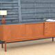 Enfilade par McIntosh – plateau noir * 200 cm