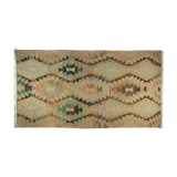 Anatolian handmade kilim rug 388 cm x 195 cm