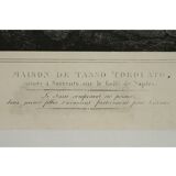 Lithography, Engraving, House of Tasso Torquato