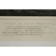 Lithographie, Gravure, Maison de Tasso Torquato