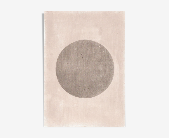 Peinture sur papier datée et signée Eawy