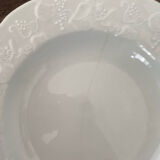 Deep porcelain plates