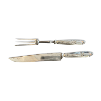 Box parts to serve.silver metal