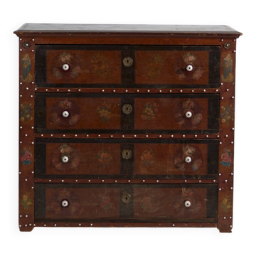 Old painted popular commode – Austria, around 1900