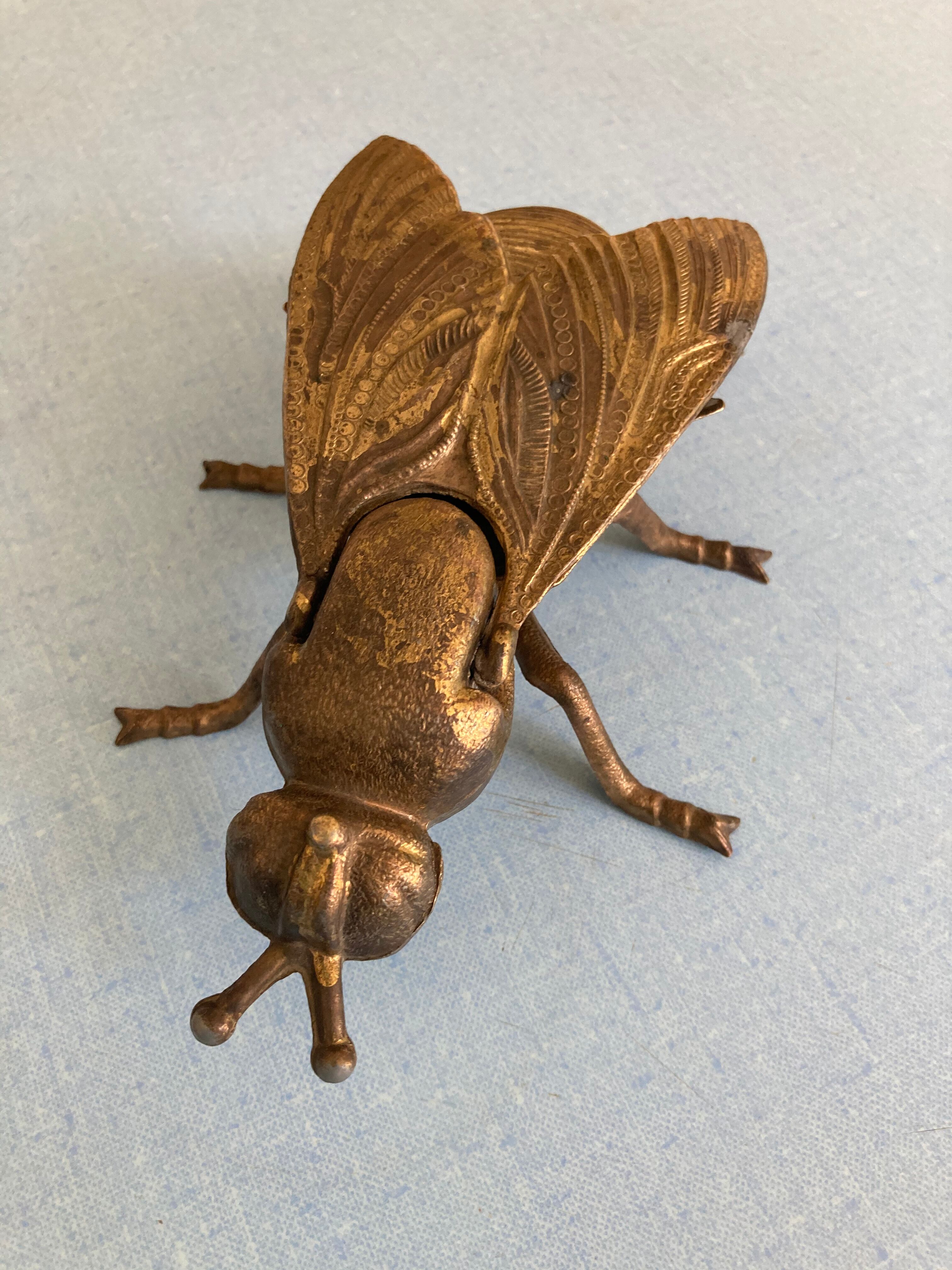 Ashtray brass fly