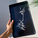 Chinese black rectangular tray