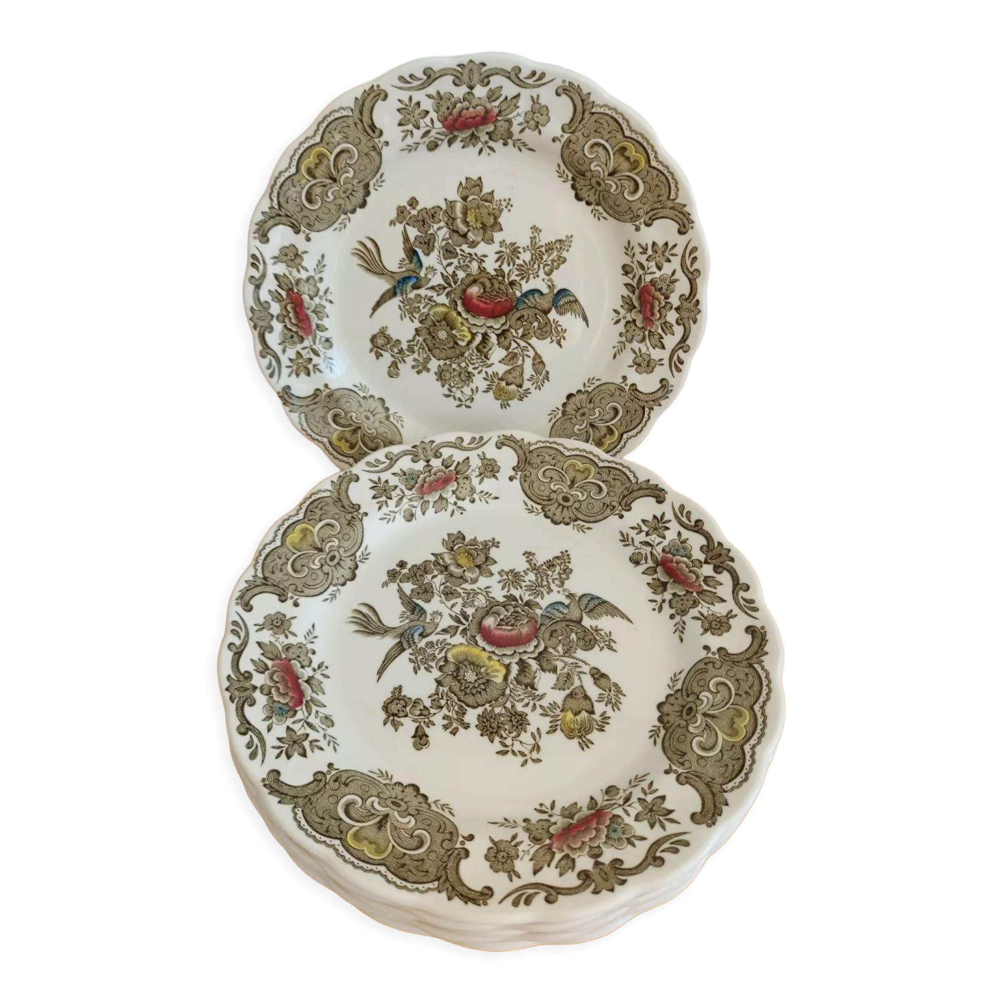 6 Windsor dessert plates by Ridgway Staffordshire