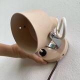 Delmas beige metal wall light, 1970