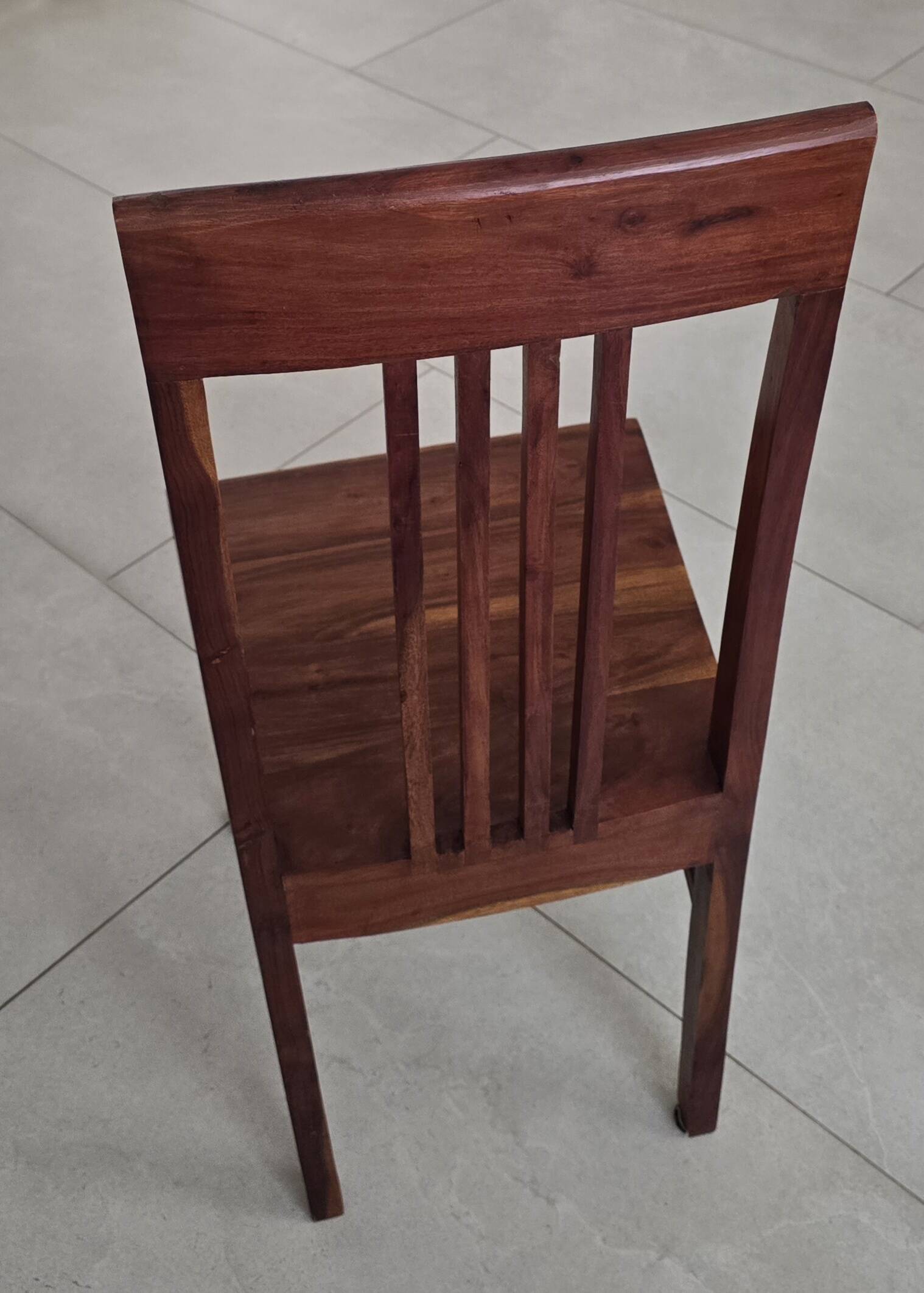 Solid Teak Dining Table + 4 Chairs – Colonia Style