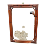 Bamboo and rattan mirror 70X50