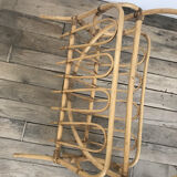 Porte revue rotin vintage
