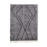 Modern Moroccan carpet grey contemporary art 150x240cm