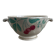 Earthenware bowl, café au lait bowl, antique, France, cherries.
