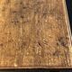Old wooden farm or workshop table