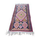 Berber kilim in hand-woven wool 120x260cm