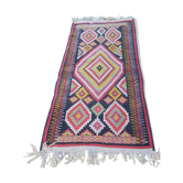 Berber kilim in hand-woven wool 120x260cm