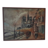 Peinture Notre-dame Paris