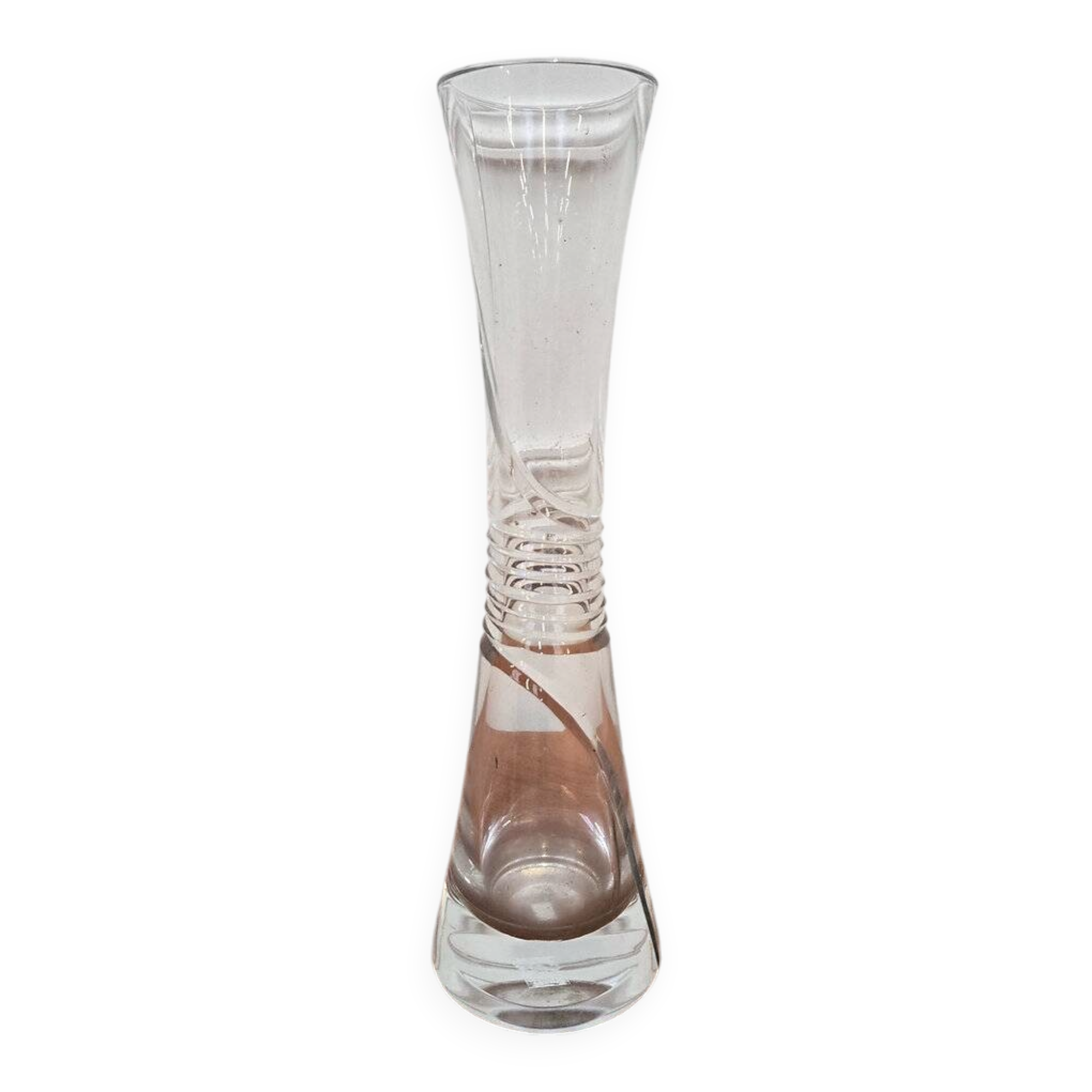 Vase ancien en verre vintage