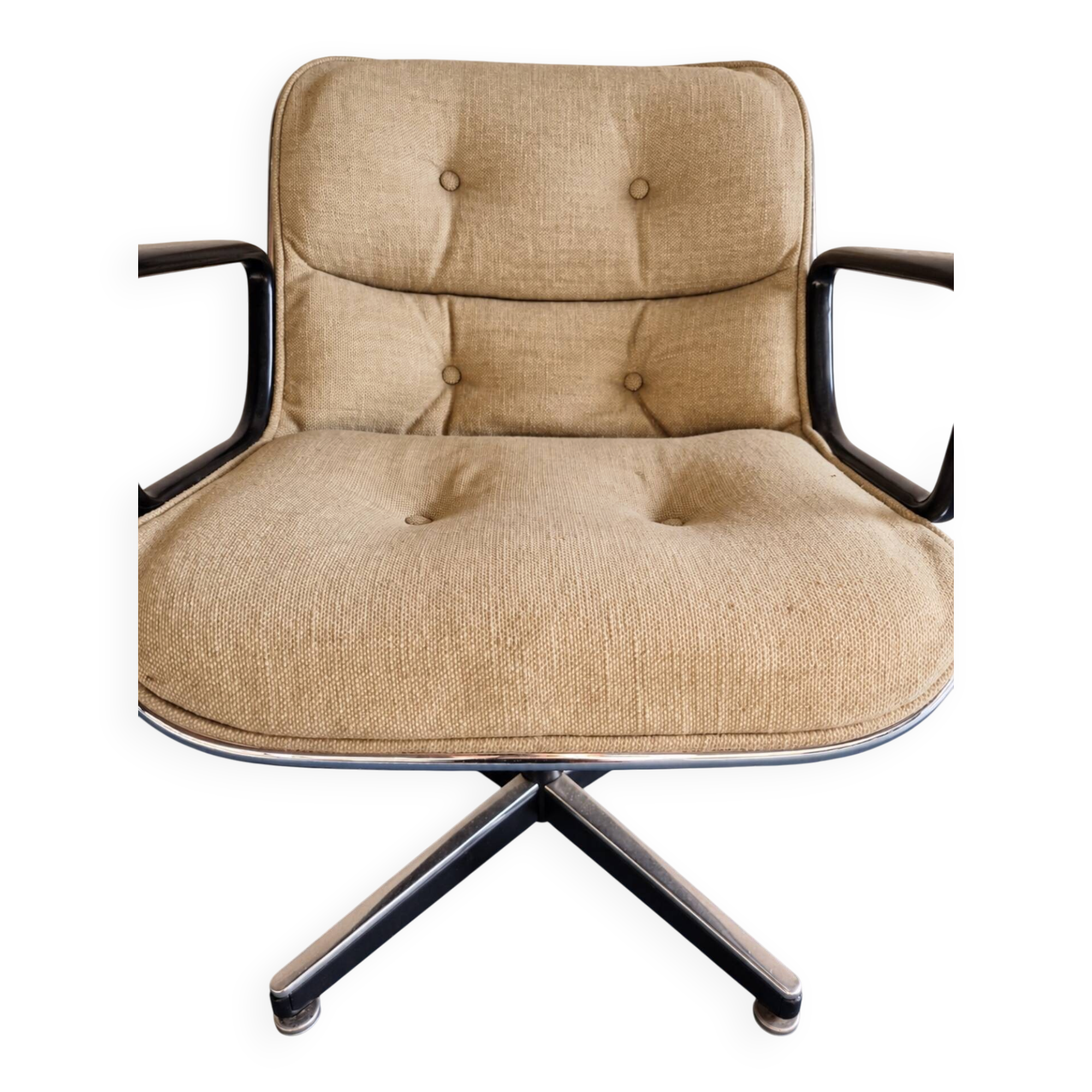 4 Executive Chairs by Charles Pollock for Knoll – 1960s
