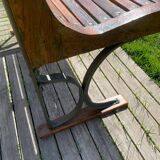 Old Parisian metro bench