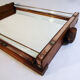 Plateau miroir et bois