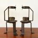 Vintage wrought iron candle holders from the 70s