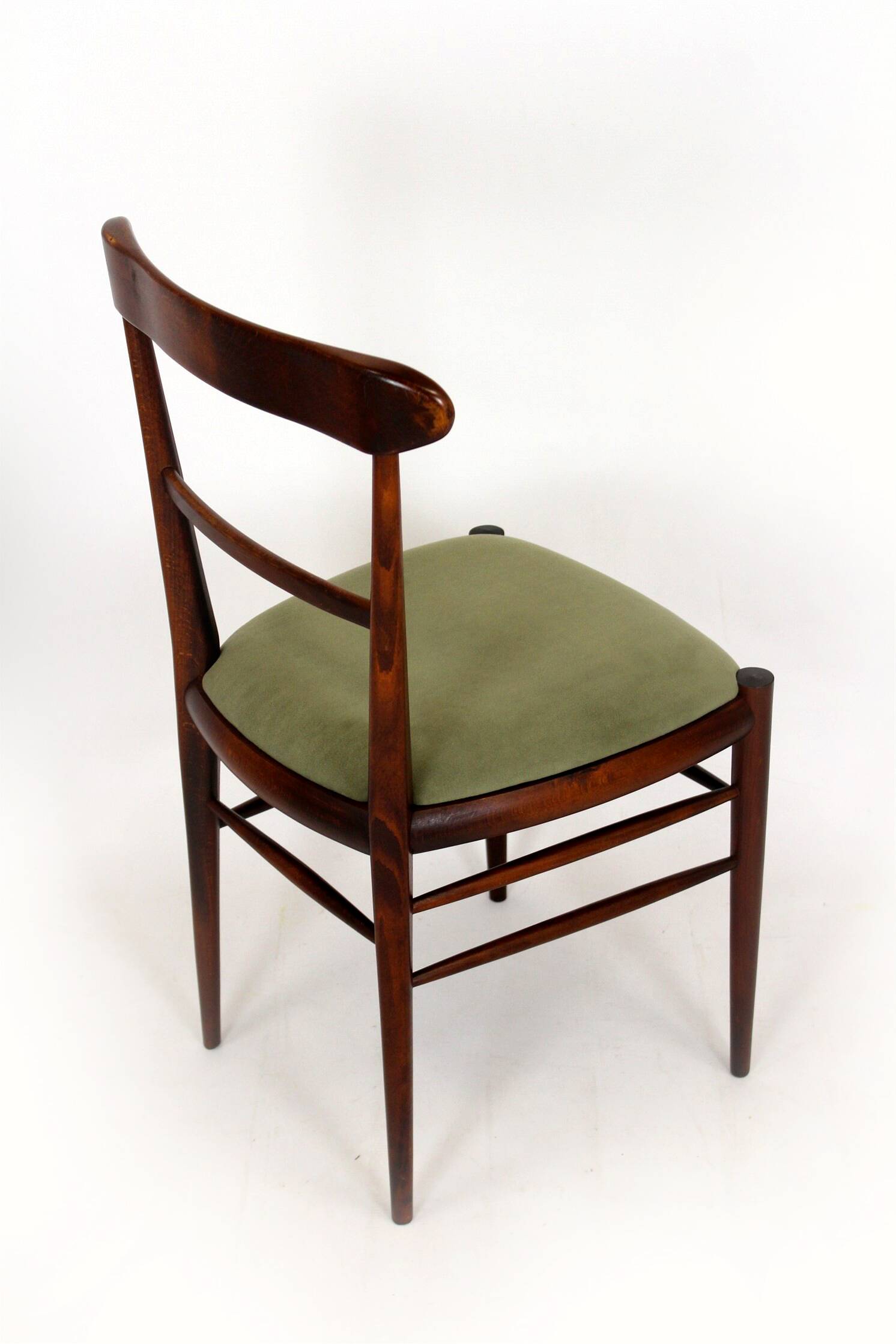 Restored Mid-Century Modern Dining Set, Czechoslovakia, 1960s, Set of 7