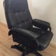 Armchair Scandinavian lounge swivel and tilt and his ottoman Unico 1970 Denmark