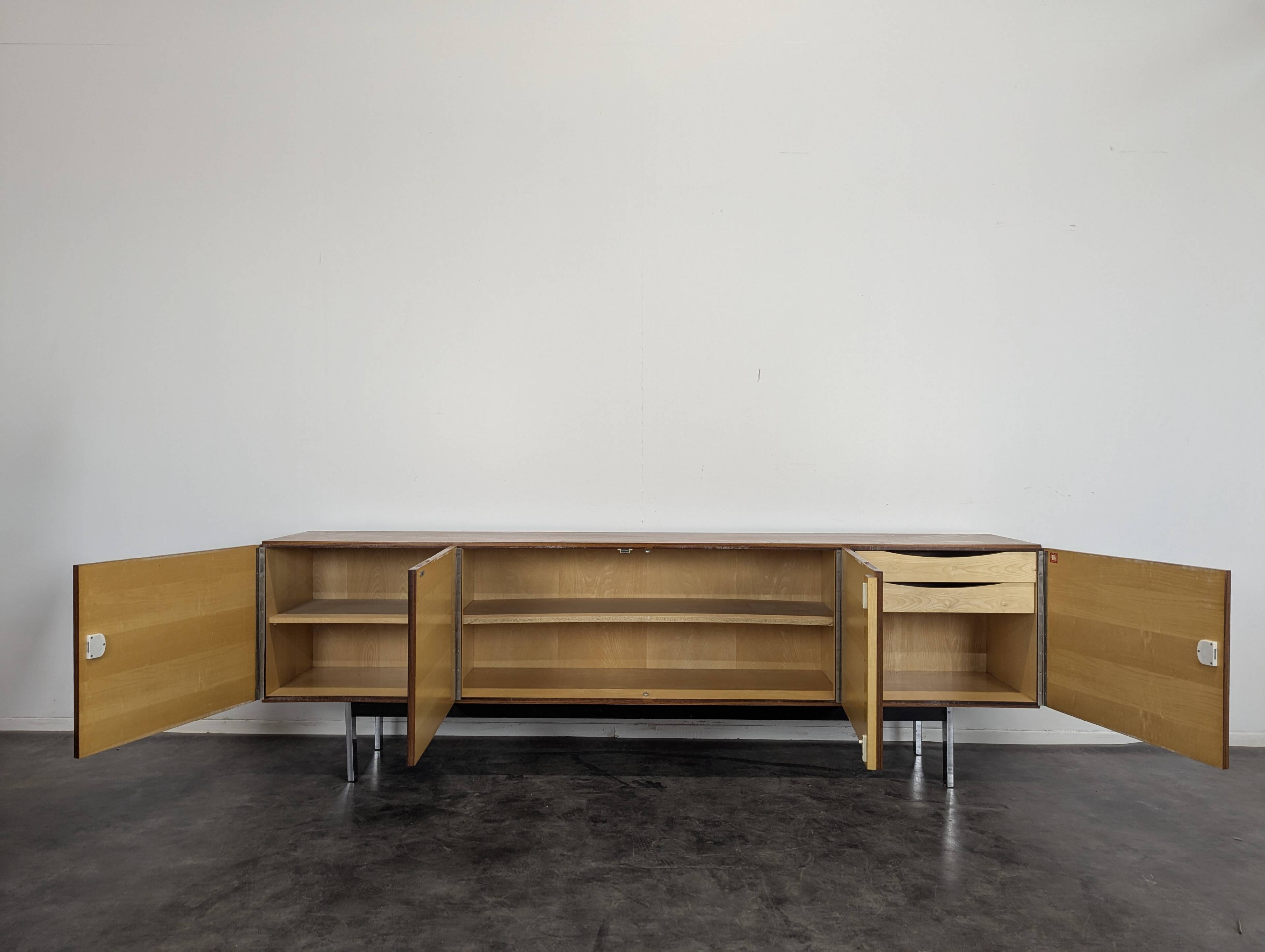 1950s rosewood sideboard produced by Musterring International