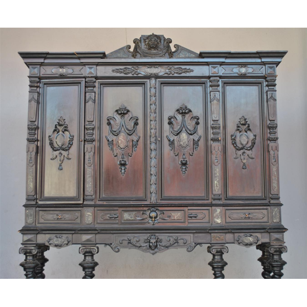 Meuble De Chateau Important Cabinet Bois Noirci De Style Renaissance Xixeme Selency Meuble De Chateau Important Cabinet Bois Noirci De Style Renaissance Xixeme Selency
