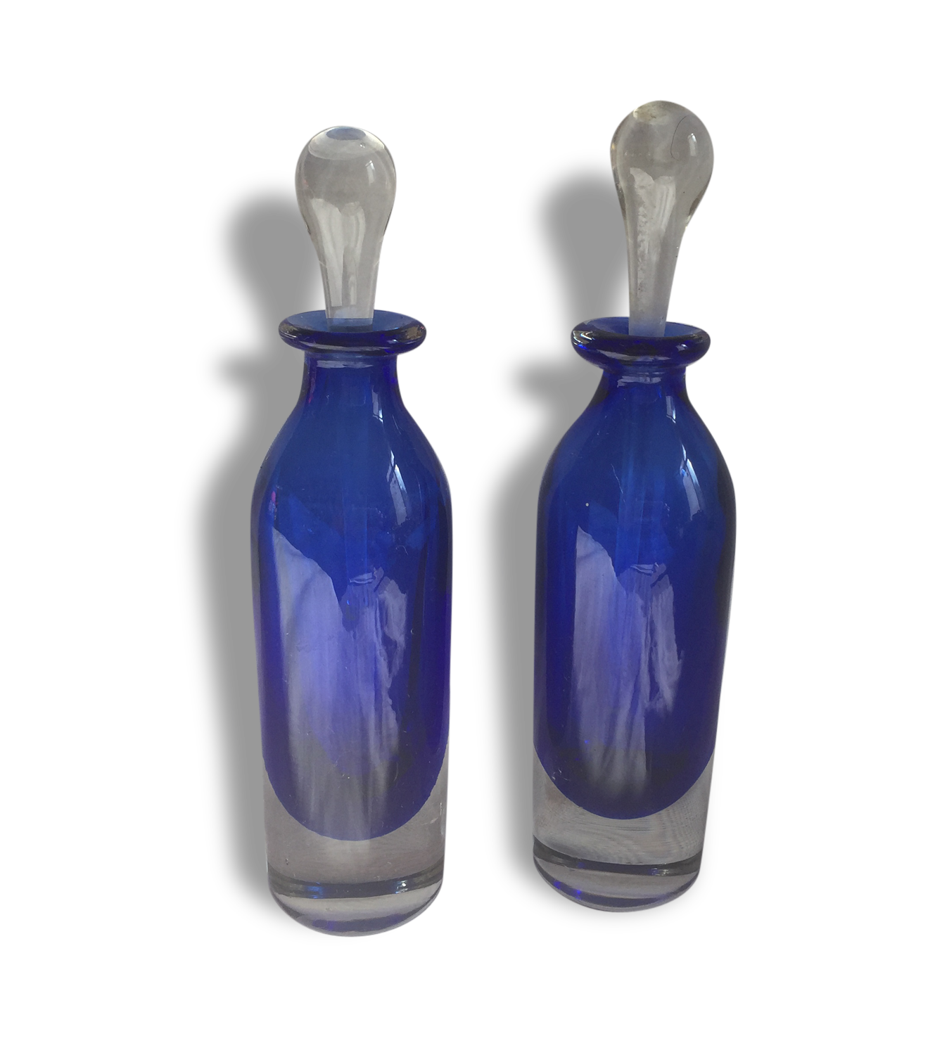 A set of Crystal flasks