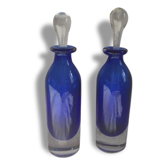 A set of Crystal flasks