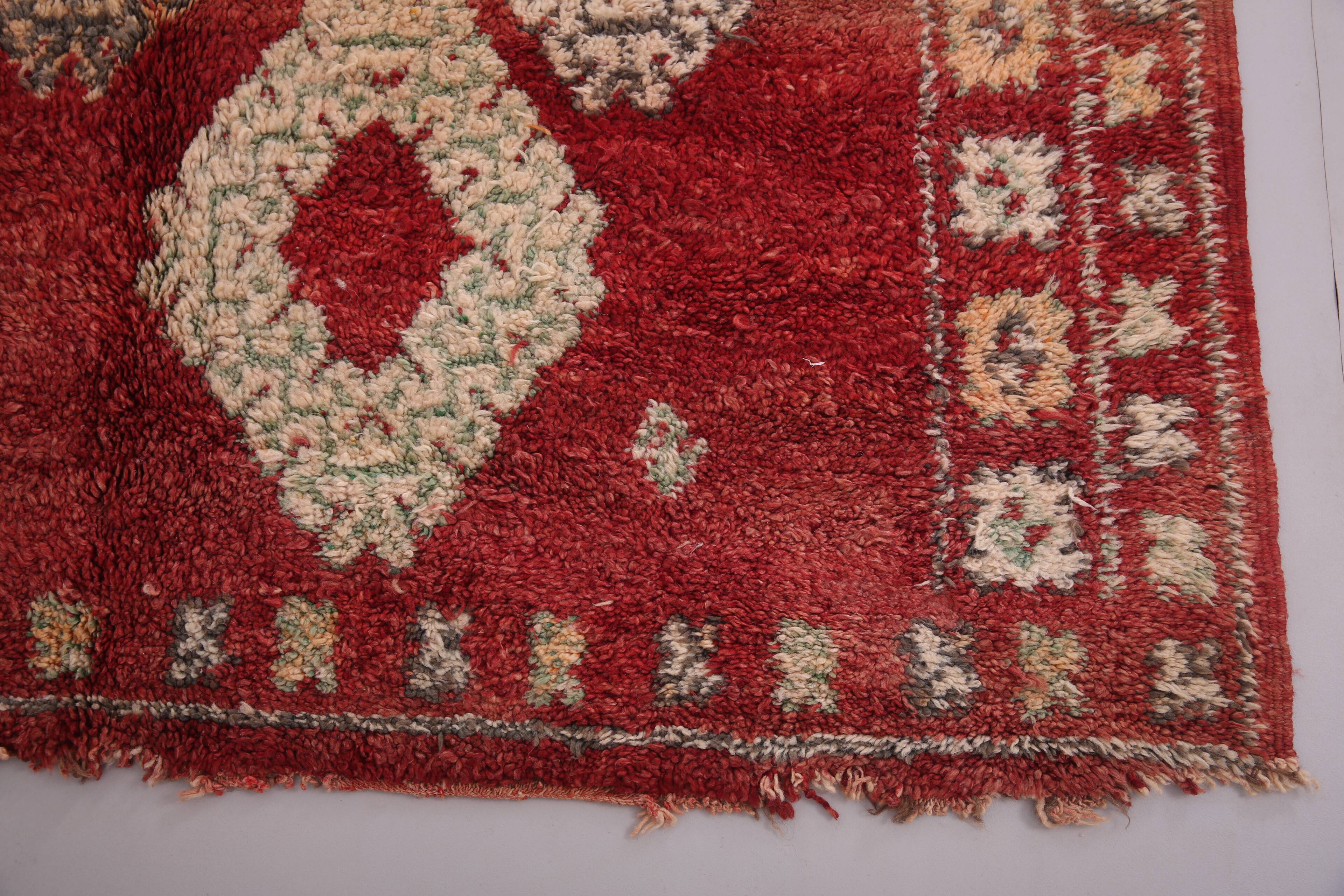 Vintage Moroccan Rug 179 x 305 cm - Berber Handmade Rug - Old Moroccan Rug