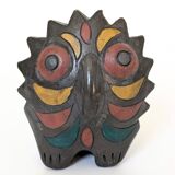 Mexican Pottery Owl from the 70s | Barro Negro Oaxaca | Midcentury