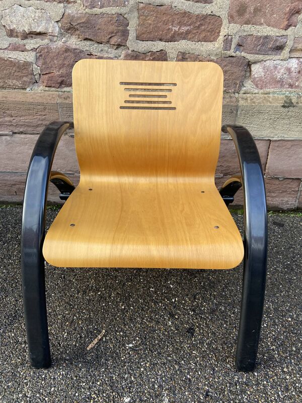 Paire de fauteuils Lounge Design vintage