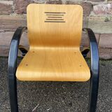 Pair of vintage Design Lounge armchairs