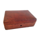 Brown / vintage leather box 40s-50s