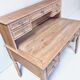 Bureau à gradin style Louis XVI en merisier massif rénové
