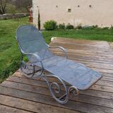 Grey chaise longue