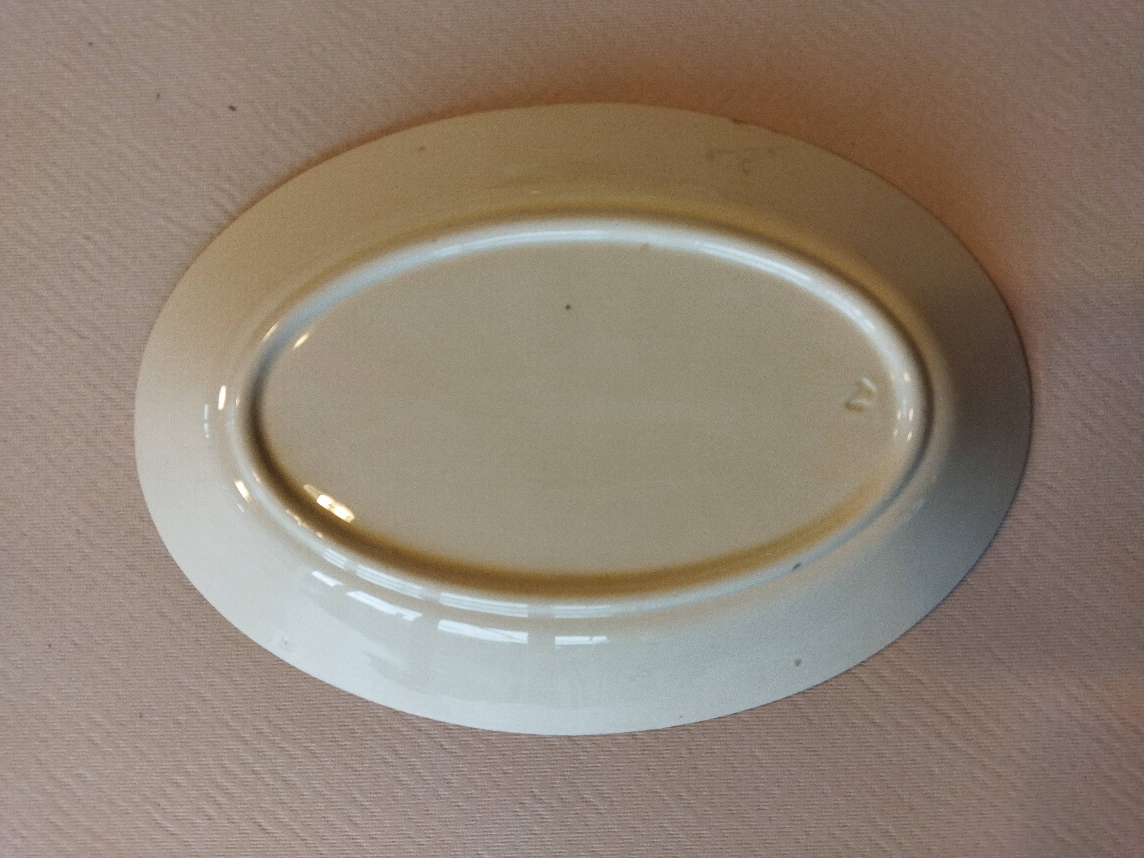 Longchamp Agen model sugar bowl and creamer on tray