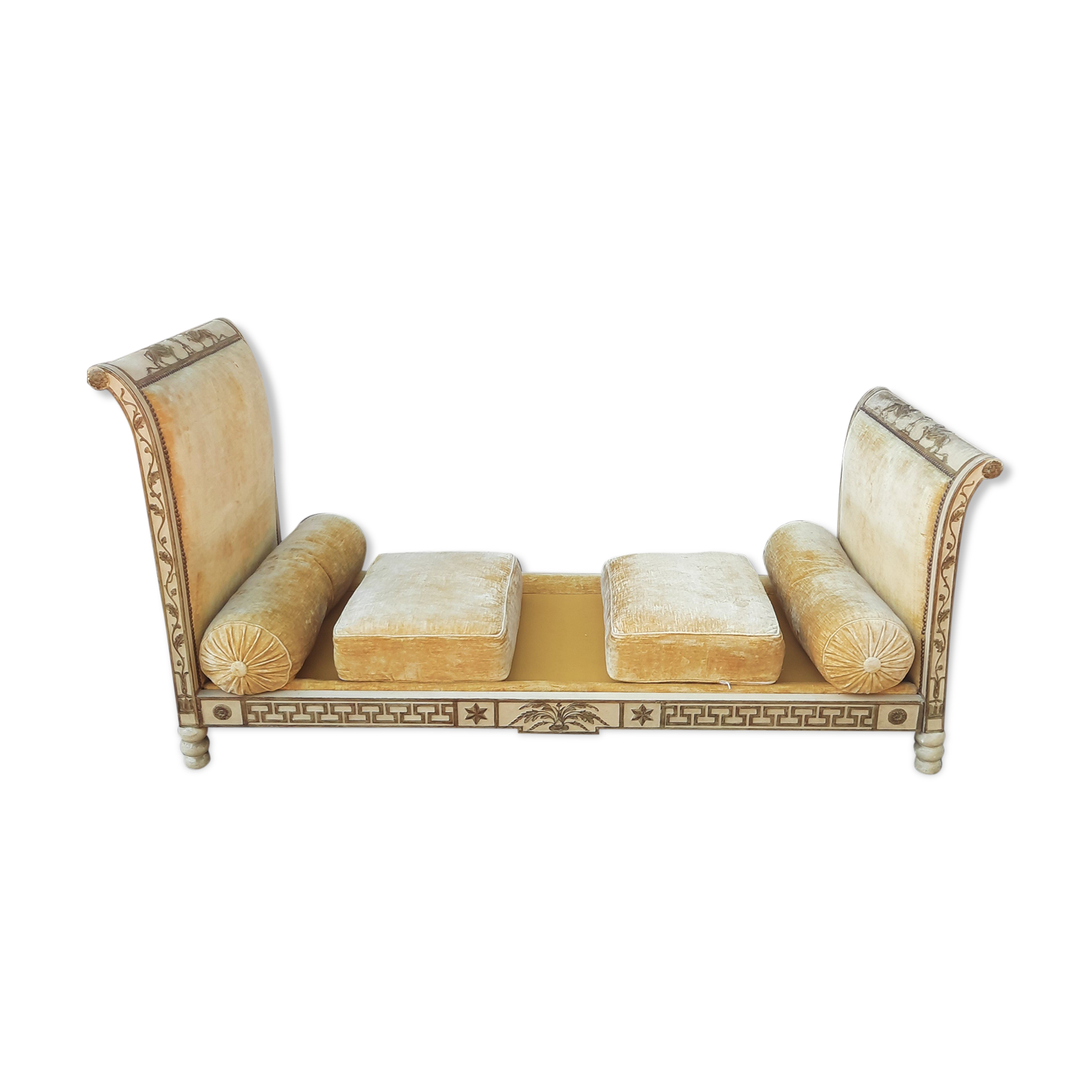 Directoire lacquered bed