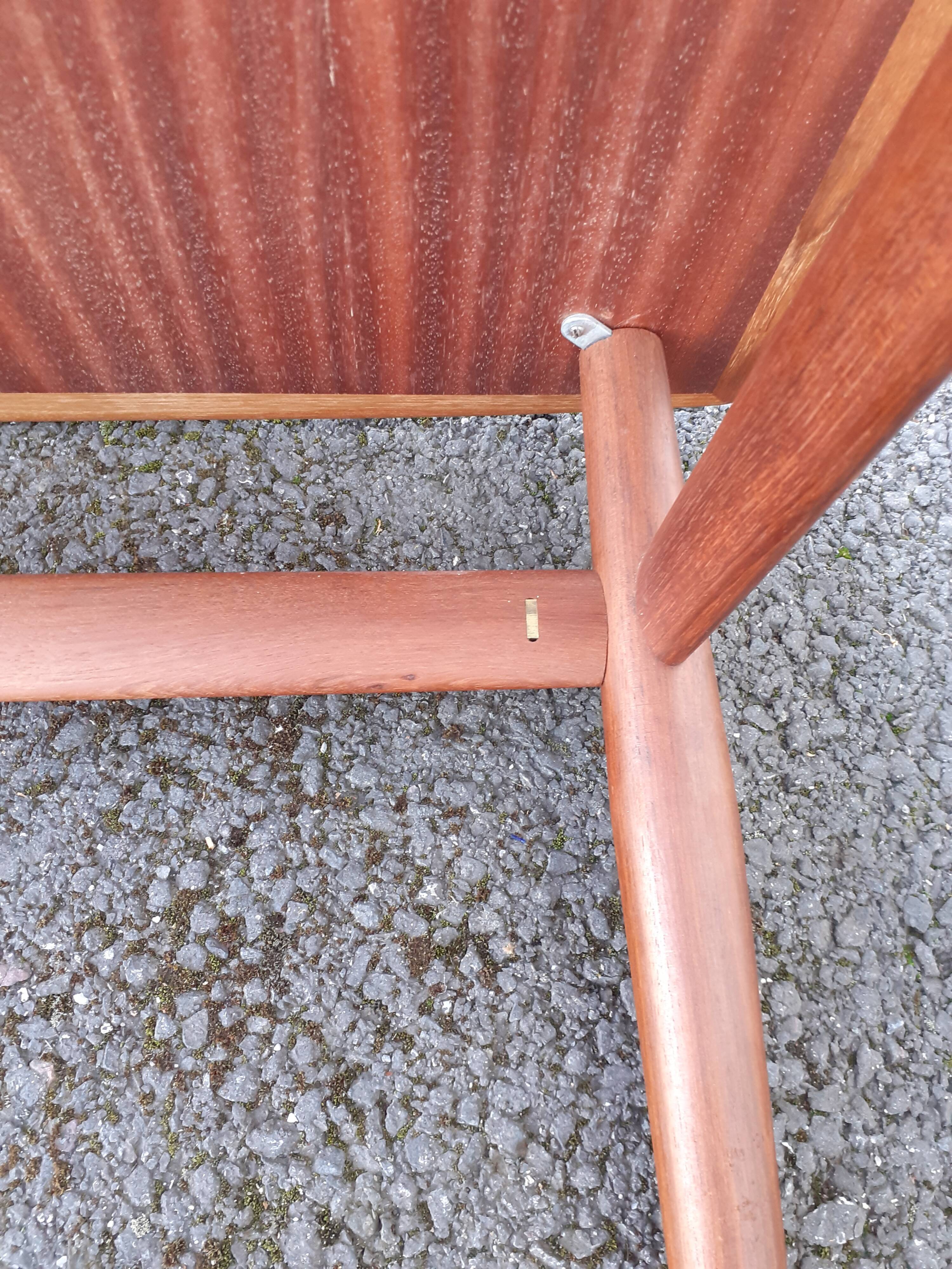 Square coffee table Grete Jalk Scandinavian