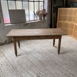 1950s oak butcher's farm table