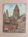 Painting signed Mainz Cathedral 1925