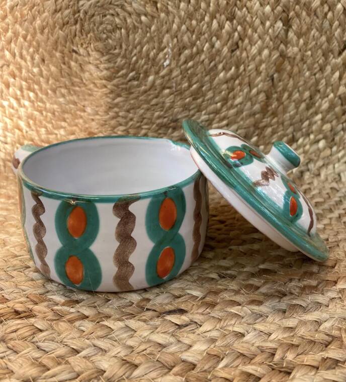 Caquelon signed A. Fazio, Vallauris